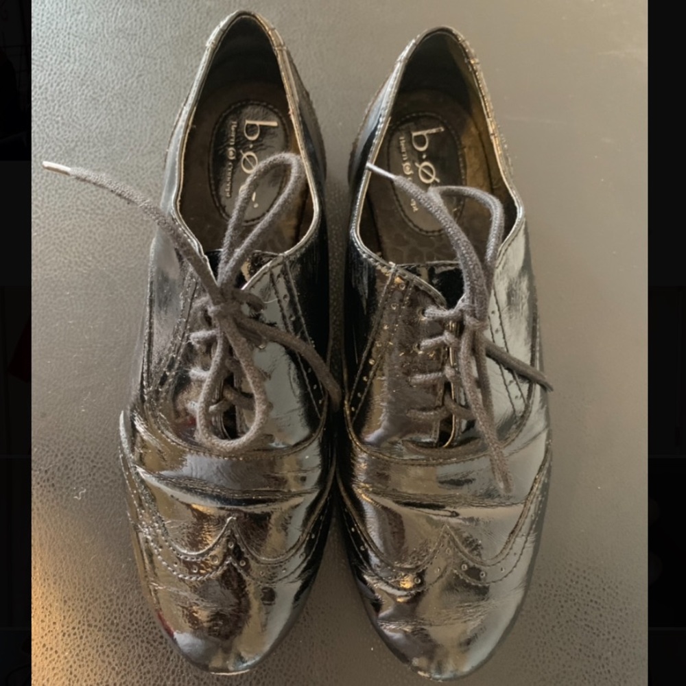 Black oxfords
